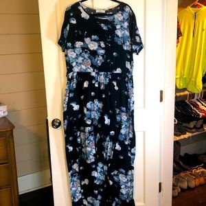 Nemidor Plus Size Floor Length Dress